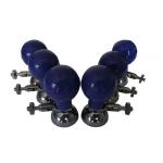 Blue Suction Cup Ecg Electrodes Silver Chloride Plating  Plastic Material for sale