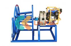 China Meets Safety Standards Wire Take Up Machine 25KN Max Rated Load supplier
