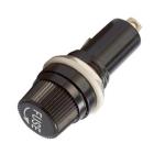Quick Connect Solderable Panel Mount 3AG Fuse Holder Block 10A 250V