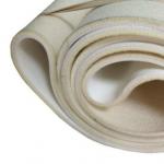 Needle Punched Sanforizing Machine Felt Light Yellow Color for sale