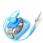 1.8m Anti Static ESD Wrist Strap Magic Tape PU PVC For Static Discharge for sale