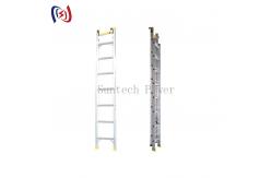 China Industrial Stringing Aluminum Alloy Suspension Ladder Single Telescopic supplier