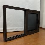 Aluminum Sliding Window Customized Window Double Temper Glass Good Sound Insulation