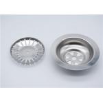 Polished Kitchen Sink Drain Stopper , SS304 Stainless Steel Sink Strainer for sale