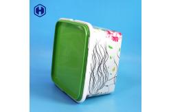 China Mood Cake 93OZ IML Plastic Containes With Handle supplier