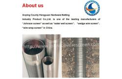 China 100 Bar Collapse Strength Johnson Wire Screen For Refining / Petrochemical supplier