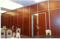 China Melamine Surface Operable Sound Proof Partition Wall For Classroom / Hotel supplier