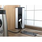 3 Schuko Corner Desk Mount Power Strip High Grade Performance Long Working Time for sale