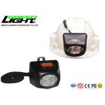 4.5Ah Li Ion Battery 0.9W 8000lux LED Miners Cap Lamp for sale