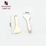 SPA skin care luxury zinc alloy flat gold silver cosmetic spatula metal for sale