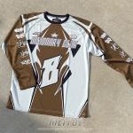 Slim Fit Jersey Long Sleeve Tee 100% Polyester Sportswear Football Full Sleeve T Shirt for sale