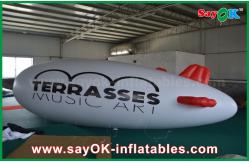 China 0.2mm PVC Custom Logo Inflatable Helium Balloon 5m Helium Zeppelin Air Plane supplier