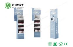 China Custom Made Printing Advertising Retail Cardboard Shelf Paper Floor Display Stand supplier