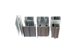 China Handle Sliding Window Track 2.0mm Extruded Aluminum Profiles supplier