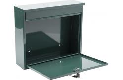 China Green Elegance Wall Mounted Mailbox Function Mail Box Post Electrostatic Powder Coating supplier