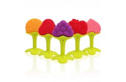 China Reusable Odorless Baby Silicone Teether , Multipurpose Sensory Teething Toy supplier