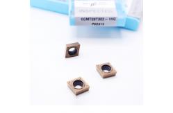 China Fracture Resistance Cermet Turning Tool Inserts Good Surface Smoothness CCMT09T302-1HQ PV2310 supplier
