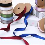 Custom Logo Printed Satin Gift Wrap Ribbon with Polyester Decoration