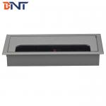 160*80mm Aluminum Alloy Concealed Office Desk Wire Grommet For Cable Management for sale