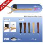 Residential Wooden Blades Ceiling Fan with 52 Inch Flush Mounting and Remote Control