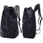 Customized Polyester Sport Ball Backpack Waterproof Drawstring Mesh Backpack for sale