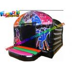 Disco Inflatable Bouncy Castles , Inflatable Jumping Bouncer With Vinyl for sale