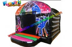 China Disco Inflatable Bouncy Castles , Inflatable Jumping Bouncer With Vinyl supplier