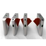 Security Access Control Turnstiles , Metro / Supermarket Pedestrian Turnstile for sale