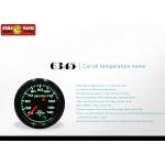 Easy Installation Oil Temperature Meter / Electric Oil Temp Gauge With Alarm