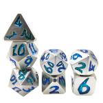 Friendly Dice Set Multipurpose Carving Metal Polyhedral RPG Dice D6 D8 D10 for sale