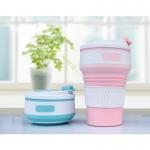 FDA Standard 350ML Bpa Free Collapsible Silicone Coffee Cup
