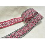 Custom Printed Satin Silk Grosgrain Ribbon Woven Tape For Chrismas Gift Decoration for sale