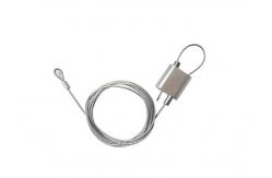 China Silver Cable Looping Gripper , Nickel Plated / Natural Anodized Grip Lock Cable Grippers supplier