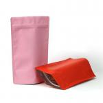 White Matt Gravure 50g Aluminium Foil Zip Lock Bag Aluminium Spout Pouch Smell Proof for sale
