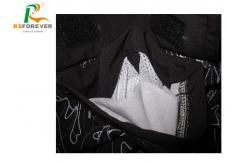 China Sublimated Black Beach Men Board Shorts With Side Pocket  Leaf Pattern supplier