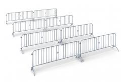 China Hot-Dipped Galvanized Crowd Control Barrier for Long Term Weather Resistance supplier
