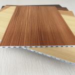 Light Weight Fireproof Wood Grain Aluminium Core Panel , Aluminium Advertising Boards for sale