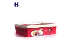 China Food Grade IML Box Recyclable Odorless Small Square Plastic Containers supplier