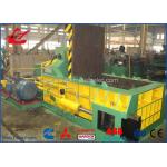 Plc Auto Control Scrap Baling Machine Hydraulic Drive Side Push Out Discharging 5 Ton / H Output for sale