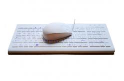 China Silicone IP68 Industrial Keyboard Mouse Combo With USB Cover Against Water supplier