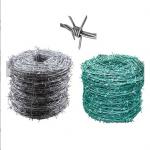Customized 25KG Hot Dipped Galvanized Barbed Wire Fencing Bwg16 - 1/2 4 Point for sale