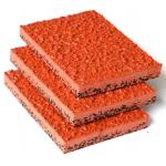 Multicolor Synthetic Sports Flooring Recycled Rubber Outdoor Flooring for sale