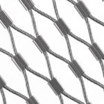 Ferruled Rope Zoo Wire Mesh Fence Green Wall Mesh Safety Net Black Oxide for sale