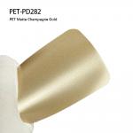PET-PD282 PET Matte Champagne Gold Car Body Wrap 1.52*18m/roll for sale