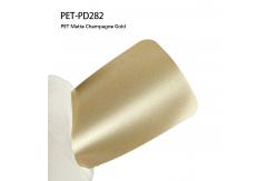 China PET-PD282 PET Matte Champagne Gold Car Body Wrap 1.52*18m/roll supplier