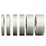 Reinforced PET Clear Fiberglass Filament Tape Heavy Duty Hot Melt for sale