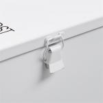 White Steel Empty First Aid Kit Boxes First Aid Case