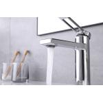 Sanitary Ware Hot And Cold Basin Mixer Shiny Chrome Brass Finish