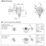 100mA Solid Shaft 6mm Incremental Optical Encoder