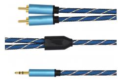 China 3.5/2 RCA Gold Plated Extension Cable supplier